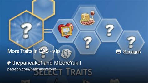 thepancake1-more traits in cas|Mod Status for patch 1.96.365.1030 (More Traits Fixed  .